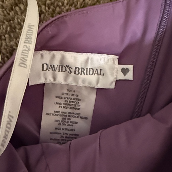 David's Bridal Lavender Gown - Picture 2 of 3